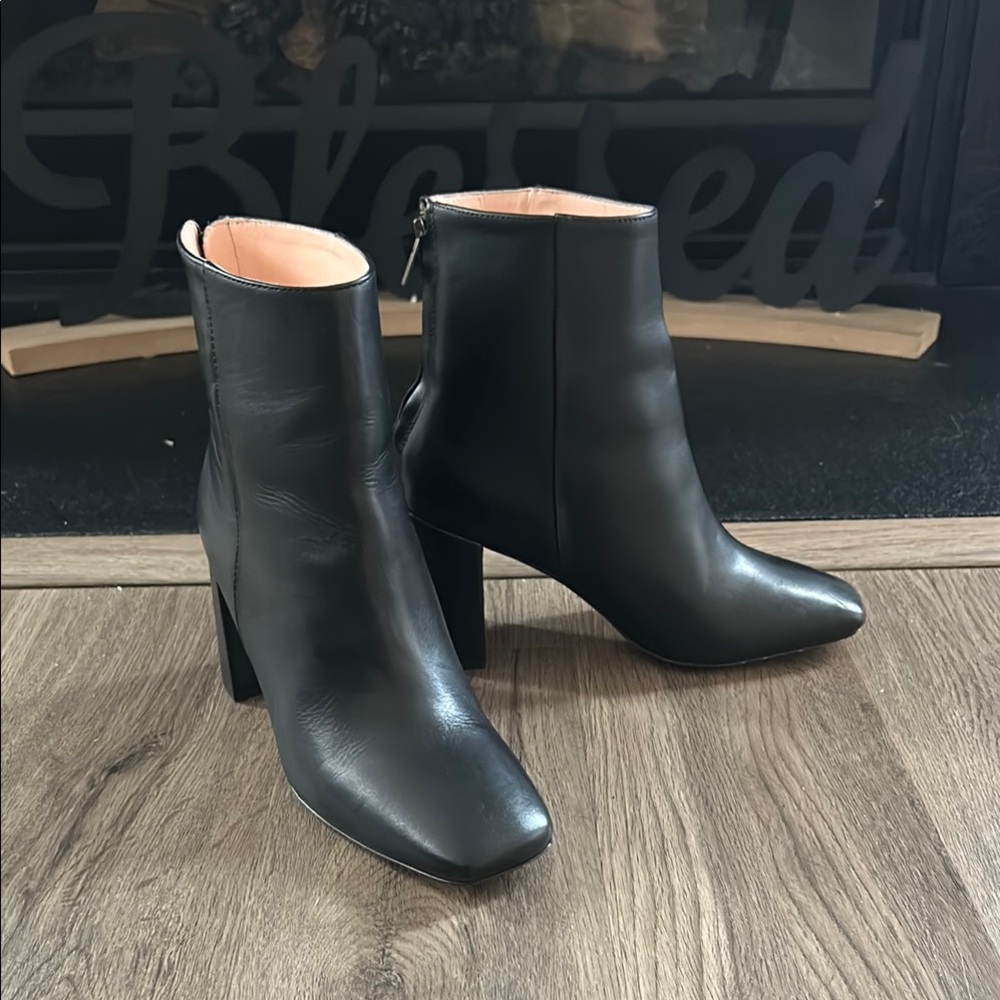 J Crew Leather Ankle Boots